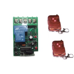 High power 1 Channel DC 30A RF radio remote control switch with transmitters & receiver 100M  