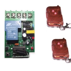 High power 1 Channel AC 110V-220V 30A RF radio remote control switch with transmitters & receiver 100M 