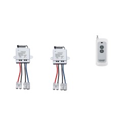 one to 2 independent receivers 1Channel 10amp  AC110V 220V power output RF Wireless Remote Control switch Raio Controller