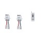 one to 2 independent receivers 1Channel 10amp  AC110V 220V power output RF Wireless Remote Control switch Raio Controller