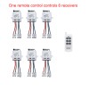 one to 6 independent receivers 1Channel 10amp  AC110V 220V power output RF Wireless Remote Control switch Raio Controller