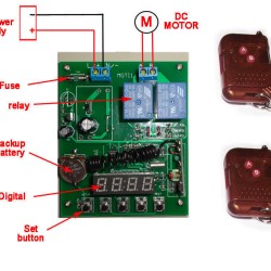 1Ch DC motor forward and reverse timing function RF Wireless Remote Control Radio Controller