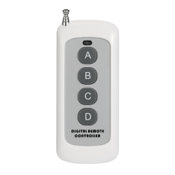 300m / 900ft (theoretically) 4 button remote