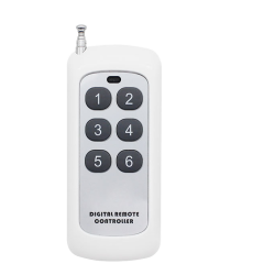 300m / 900ft (theoretically) 6 button remote