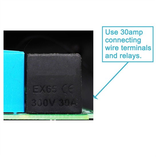 AC 89~250V 5000 FT 1 Channel AC110V 220V 30Amp Waterproof  ip65 Delay Mode Wireless Remote Control Switch 