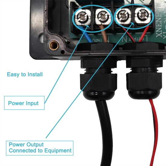 AC 89~250V 5000 FT 1 Channel AC110V 220V 30Amp Waterproof  ip65 Delay Mode Wireless Remote Control Switch 