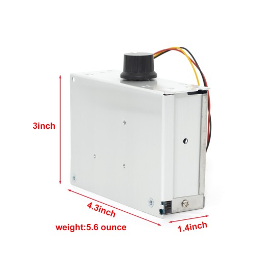 PWM DC Motor Speed Controller Voltage Display with Forward and Reverse switches 9V 12V 24V 36V 48V